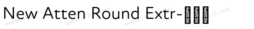 New Atten Round Extr字体转换